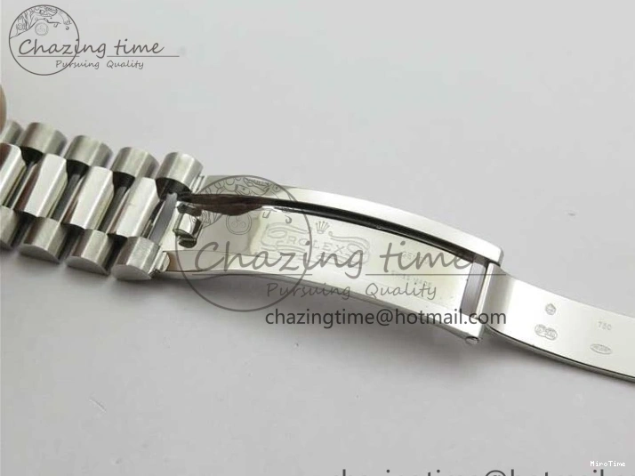 MiroTime 0111 Neat Day-Date 40mm 228239 BP New Dial Version 904 SS RG Stick Markers Dial on SS President Bracelet A 2819